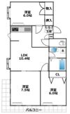 ガーデンホームズ豪徳寺の間取り画像