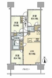 シティタワー品川パークフロントの間取り画像