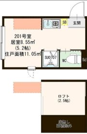 ハーモニーテラス永福Ⅱの間取り画像