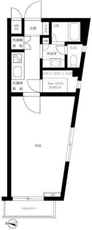 ルーブル芦花公園の間取り画像