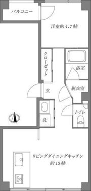 ラブレア両国の間取り画像