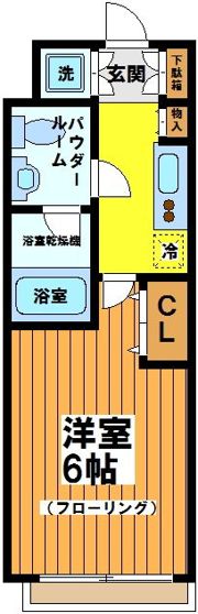 グリーンハウス6の間取り画像
