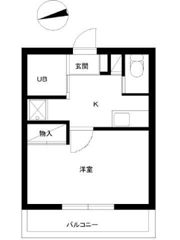 スカイコートヴァンテアン早稲田の間取り画像