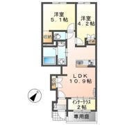 【新築】清水区船原アパートの間取り画像