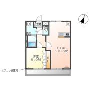 メープルコートの間取り画像