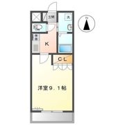 スプリングヴィラB棟の間取り画像