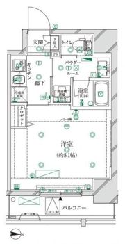 クレイシア江戸川橋レーヴの間取り画像