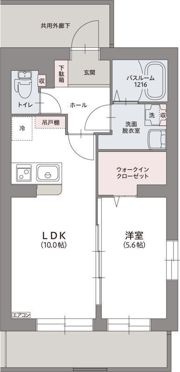シャン アベイユの間取り画像