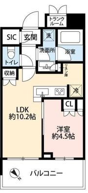 パークシティ武蔵小山ザ・タワーの間取り画像