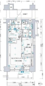 プレサンスレイズ鶴舞公園の間取り画像