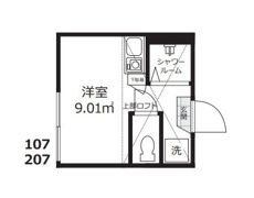 カーサローズの間取り画像