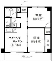 シルクヴィラ中野の間取り画像