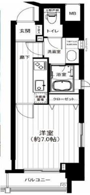 グランスイートTOKYOマークスの間取り画像