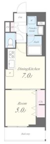メイプル アンジュの間取り画像