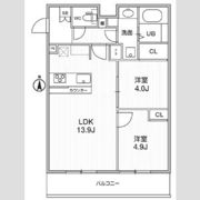 THE PALMS MUSE 新江古田の間取り画像