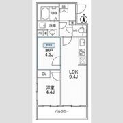 THE PALMS MUSE 新江古田の間取り画像