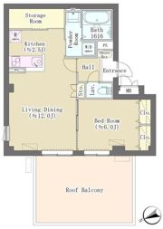 HILL TOP RESIDENCE OSAKIの間取り画像