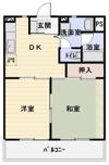 リヴィエールⅡの間取り画像