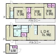 ジョイナ スの間取り画像
