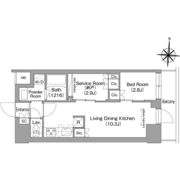 コンフォリア・リヴ南品川の間取り画像