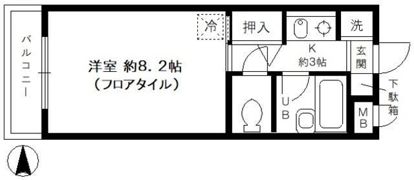 ファインコート北新宿の間取り画像