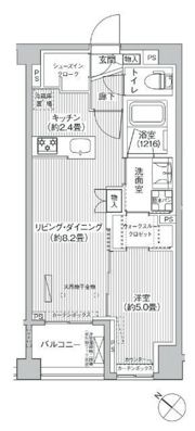 シティカレント目黒学芸大学の間取り画像