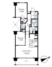 アーリアシティ曳舟Ⅱの間取り画像