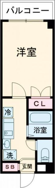 ハニーコートの間取り画像