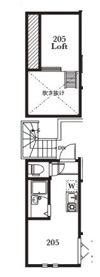 アーバンプレイス東新宿ⅡーAの間取り画像
