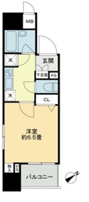 クロスレジデンス蒲田の間取り画像