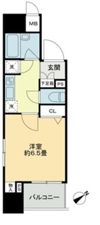 クロスレジデンス蒲田の間取り画像