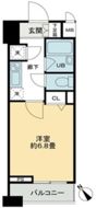 クロスレジデンス蒲田の間取り画像