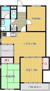 パインテラスの間取り画像