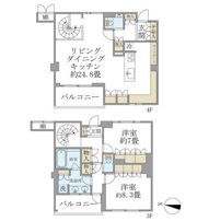 Brillia ist 東雲キャナルコートの間取り画像