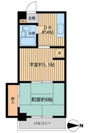 ヴィラ・サンベルナール新宿の間取り画像