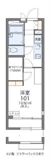 レオパレスウイスタリアの間取り画像