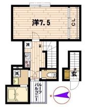 SunnyHouseⅠの間取り画像