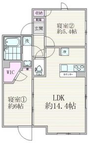 グランヴィル東蒲田の間取り画像