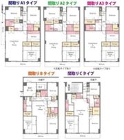カルム北本1号棟の間取り画像