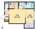 クレオ春日町の間取り画像