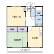 冨田マンションの間取り画像