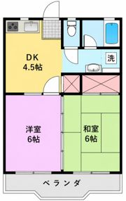 ニューフウスイの間取り画像