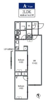 GRANPASEO中野Ⅳの間取り画像