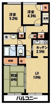 ブライトネス北鴻巣の間取り画像