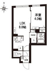 レピュア旗の台レジデンスの間取り画像