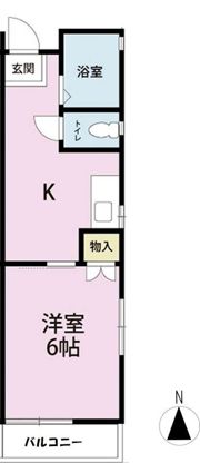 シャンブル北烏山の間取り画像