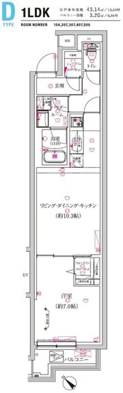 MAXIV上石神井の間取り画像