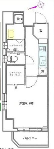 ウィステリア浅草橋の間取り画像