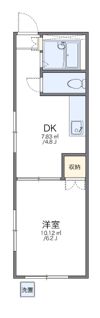 レオパレスKobayashiの間取り画像
