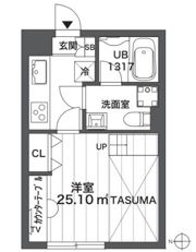 蔵創蒲田bowの間取り画像